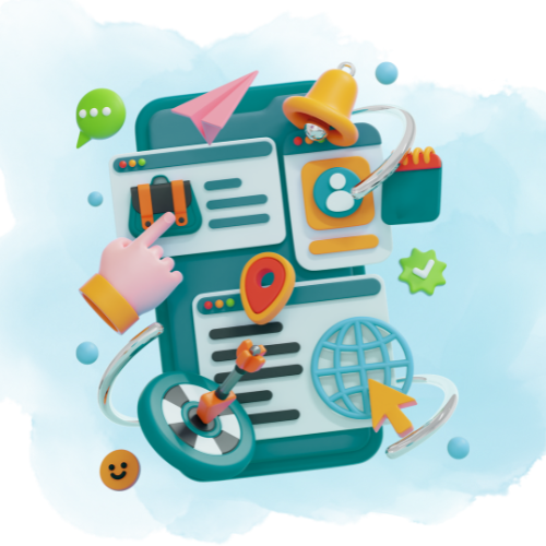 Mobile Interface Illustration